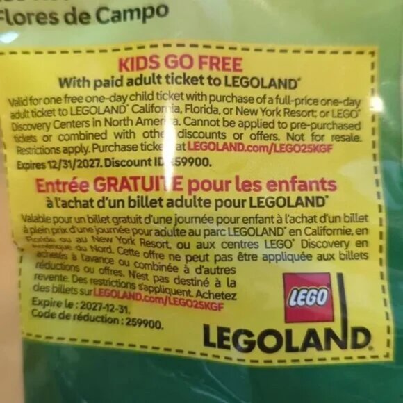 Lego botanicals Field Flowers Polybag Brand New 77 Piece - Picture 5 of 6